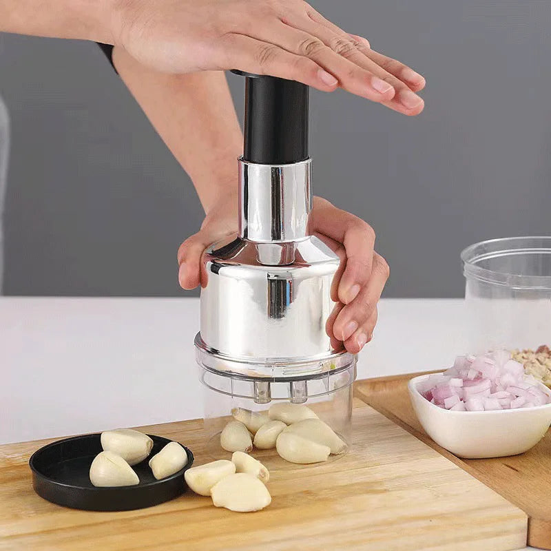 stainless steel manual onion chopper