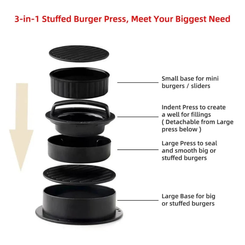 Hamburger Press Meat Pie Press