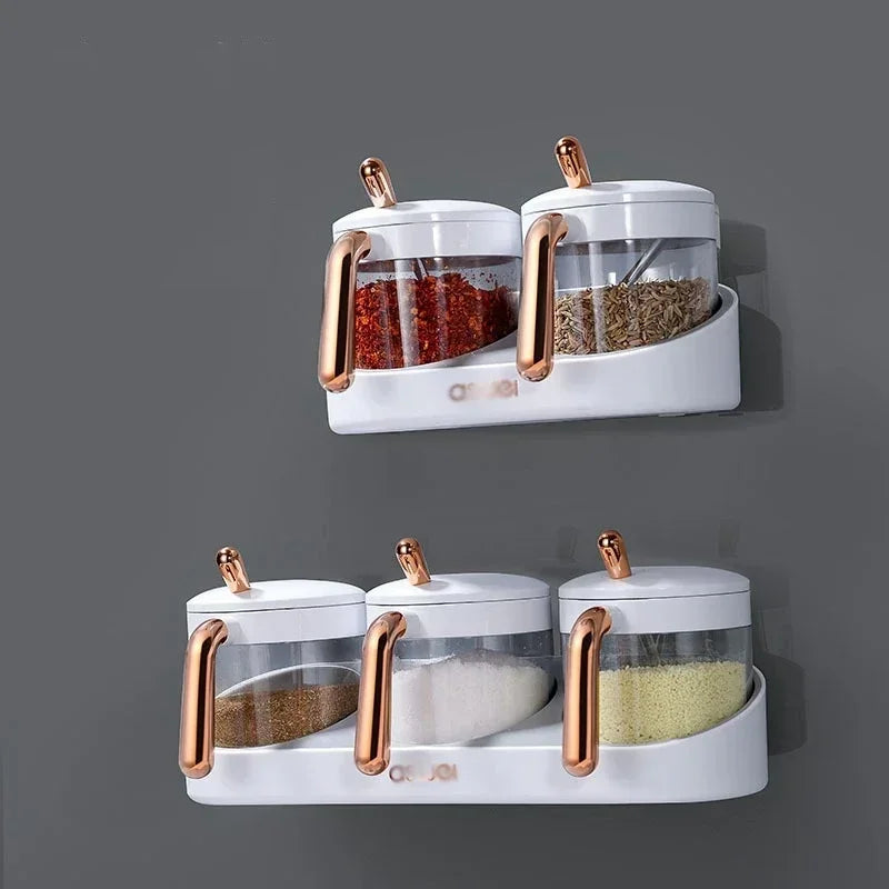 Wall Mount Spice Rack Organizer