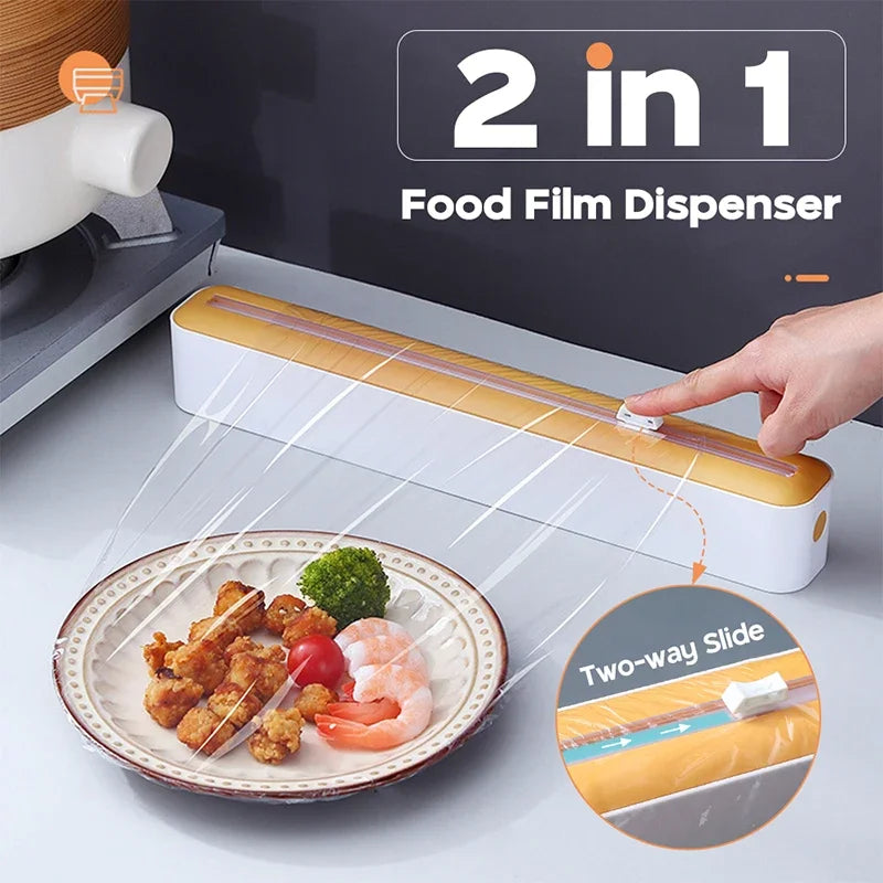 New Food Film Dispenser Magnetic Wrap