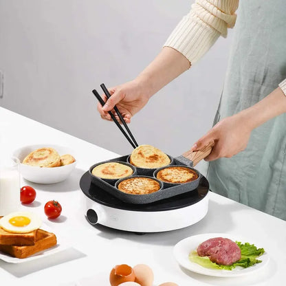 UPORS 4 Hole Frying Pan