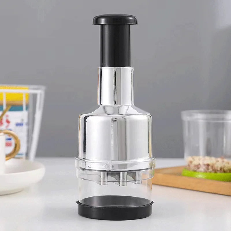 stainless steel manual onion chopper