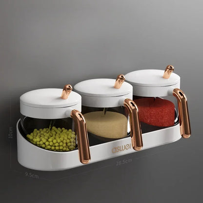 Wall Mount Spice Rack Organizer