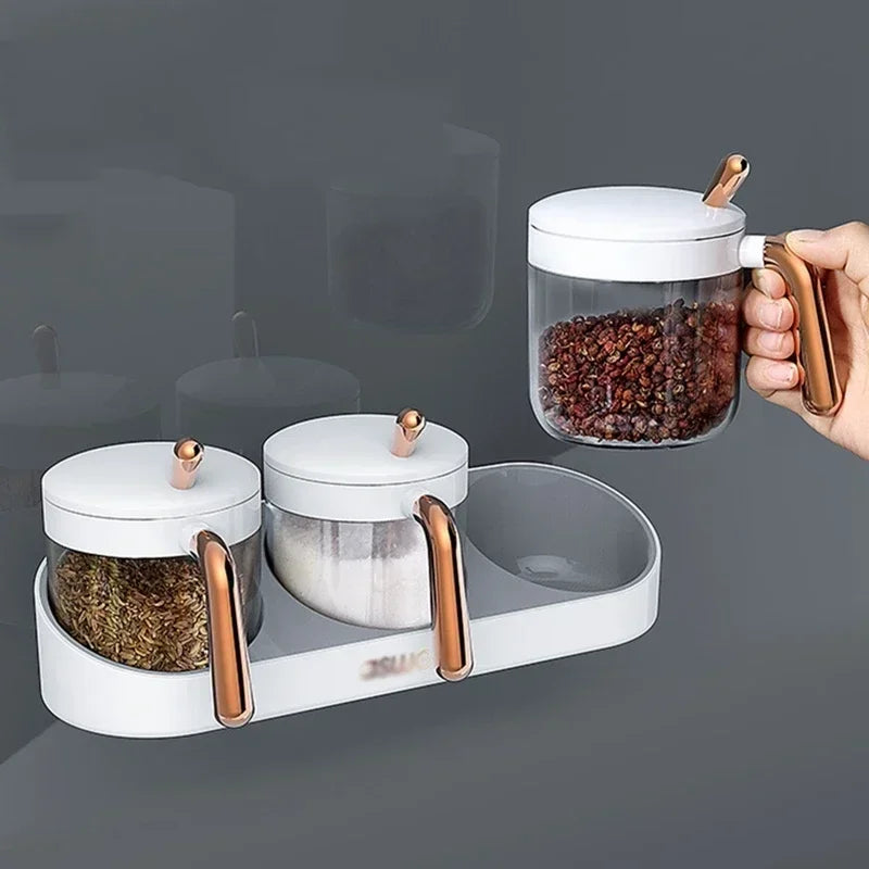 Wall Mount Spice Rack Organizer