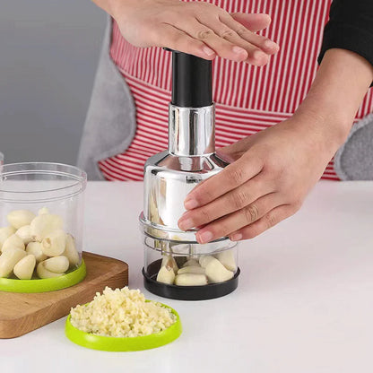 stainless steel manual onion chopper