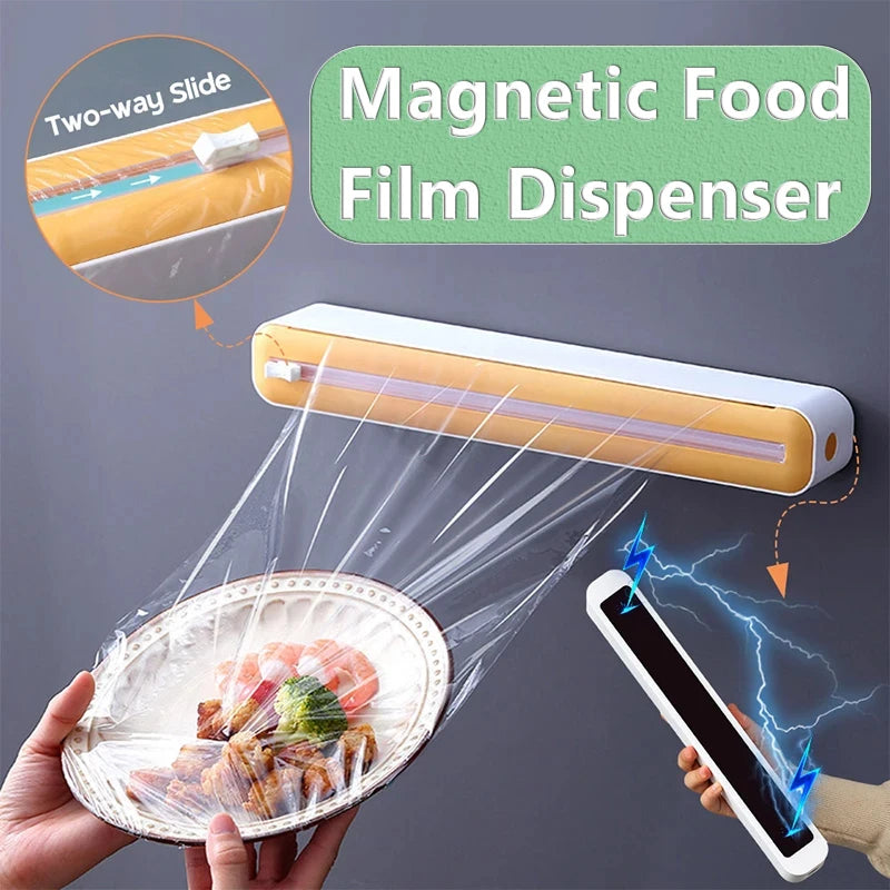 New Food Film Dispenser Magnetic Wrap