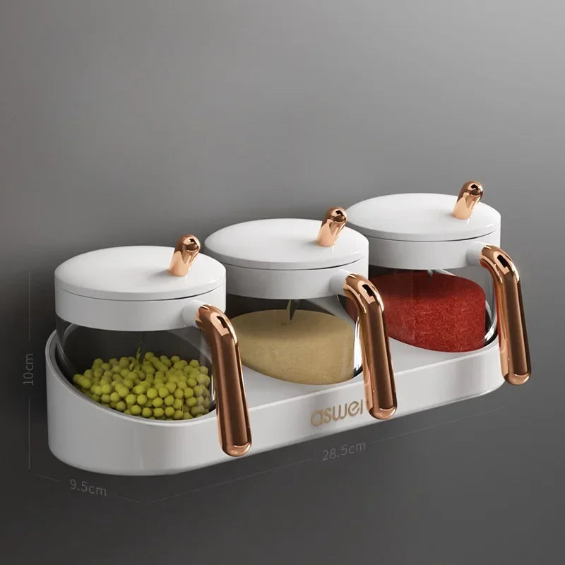 Wall Mount Spice Rack Organizer