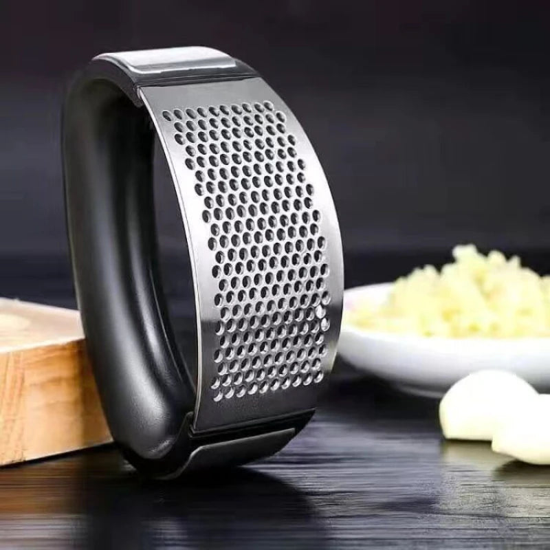 Stainless Steel Garlic Press Crusher